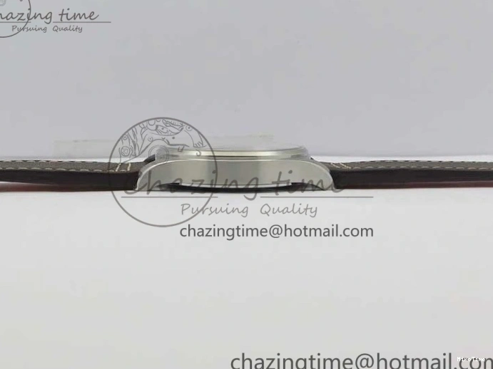 MIROTIME 0224 Original Pilot IW326803 SS MK 1:1 Best Edition Black Dial on Brown Leather Strap MIYOTA 7146